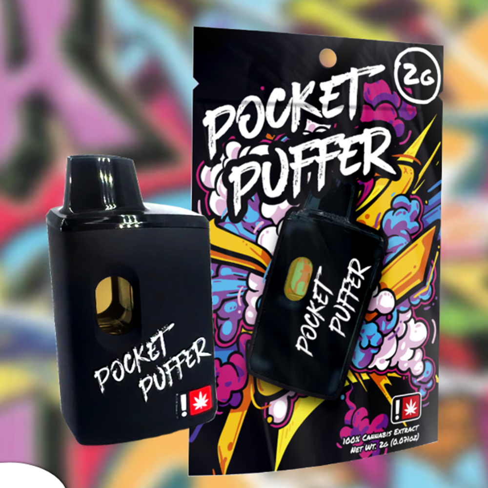 Raspberry Rush [2000mg] by Pocket Puffer