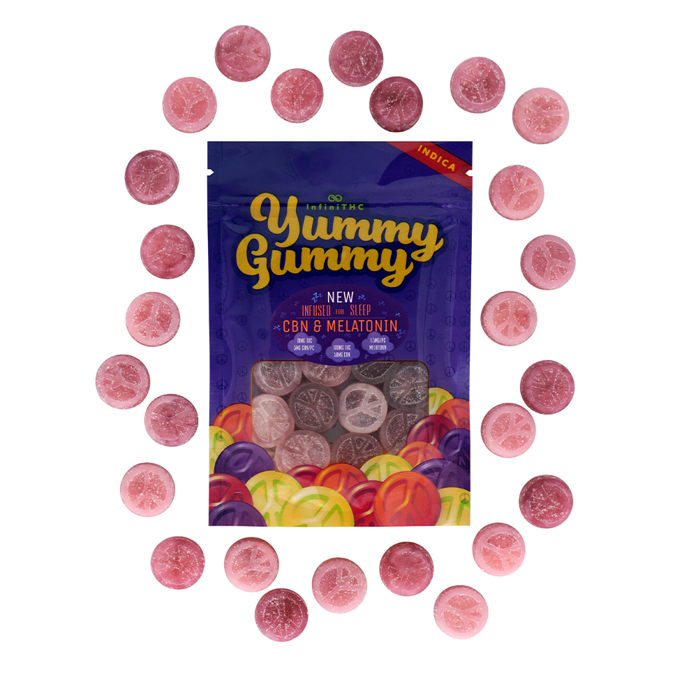 2:1 Razzmatazz - Indica [10pk] (150mg) by Yummy Gummy