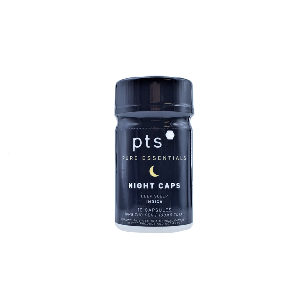 Night Caps - Indica [10pk] (100mg) by PTS
