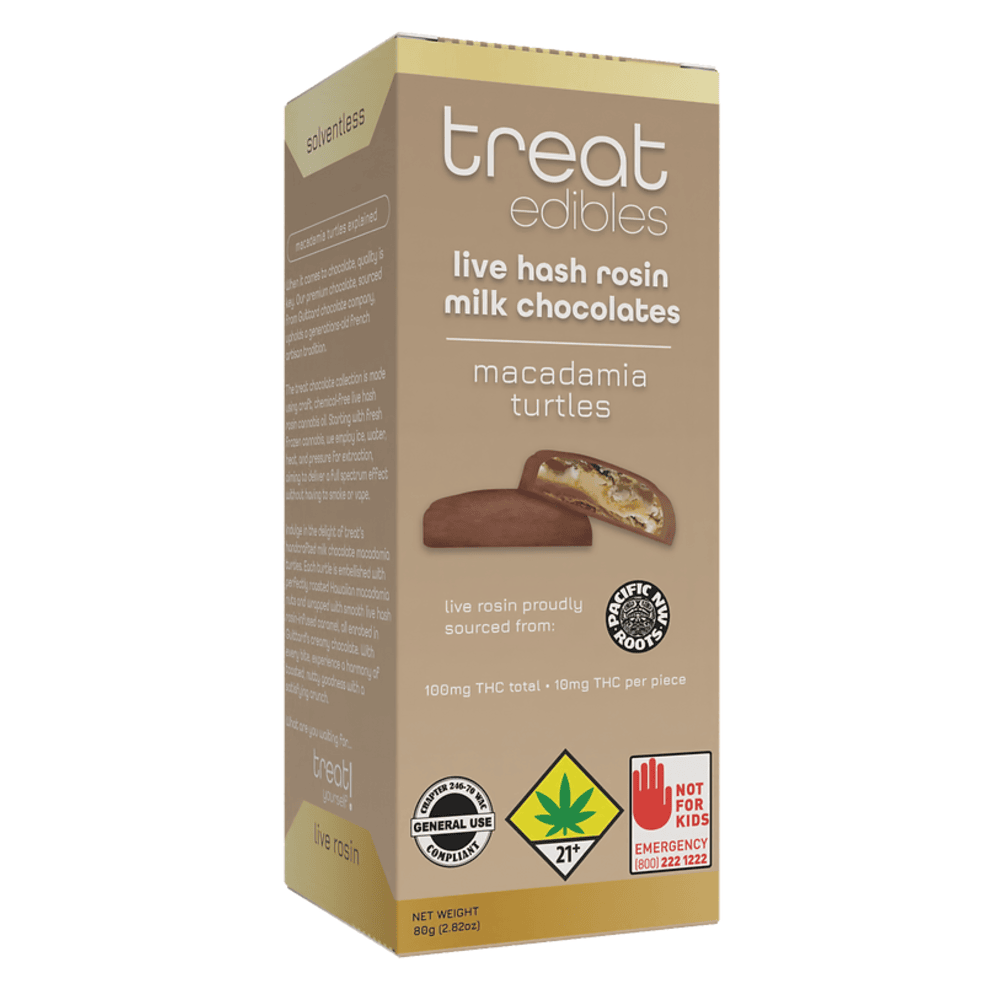 Macadamia Turtle [10pk] (100mg THC) by treat edibles