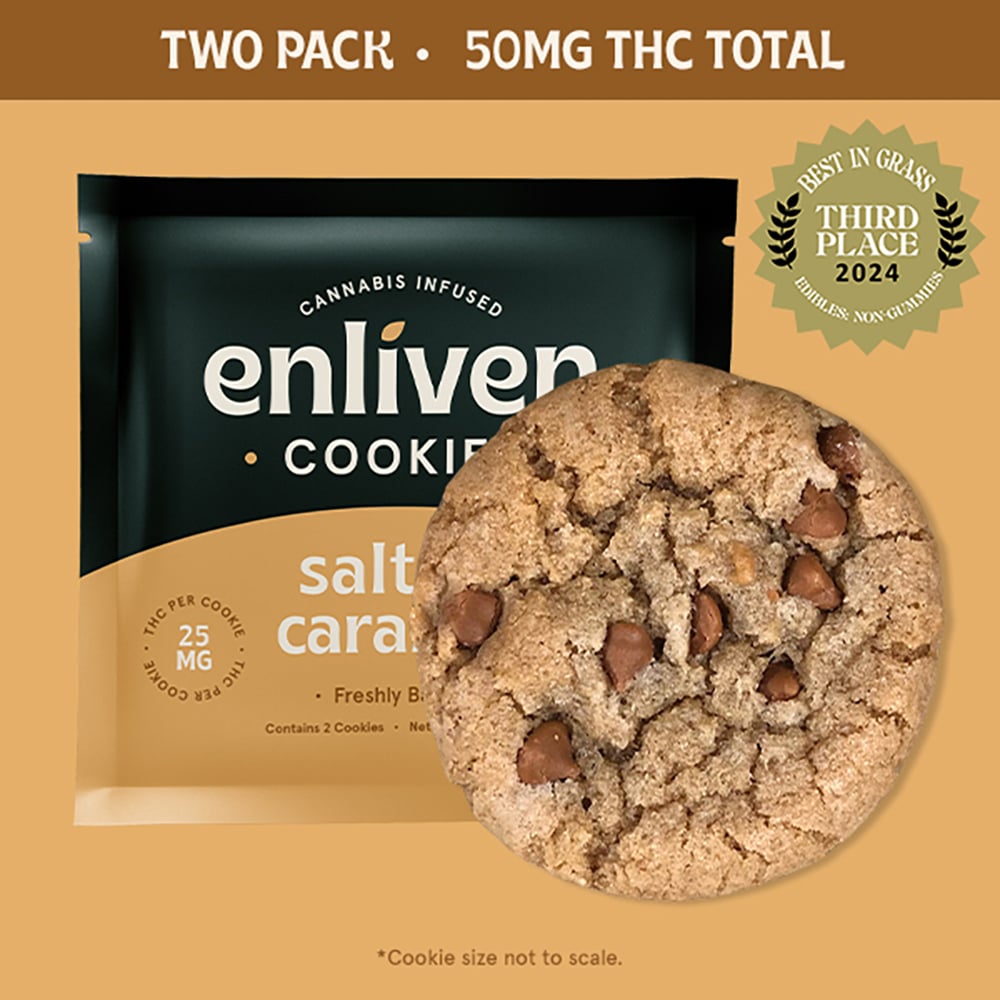 Salted Caramel Cookie [2pk] (50mg) by Enliven