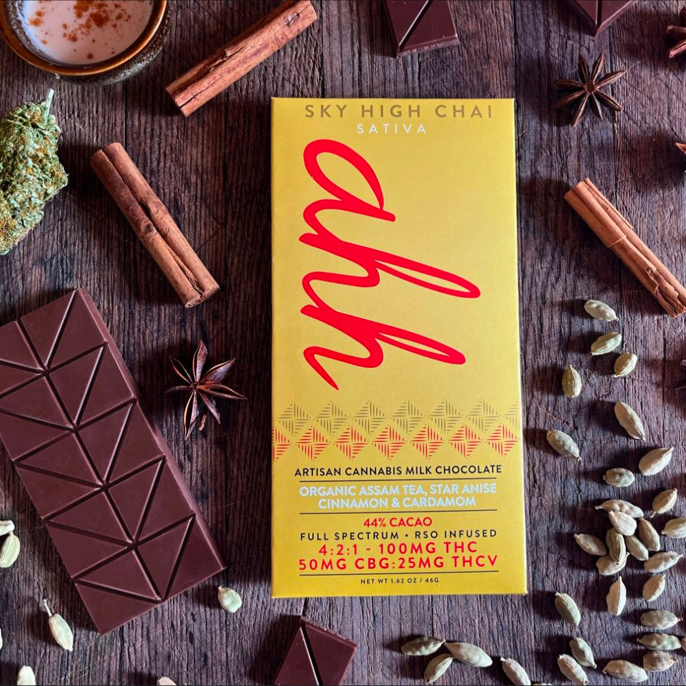Sky High Chai 4:2:1 (100mg THC/50mg CBG/25mg THCV) by Ahh Moments