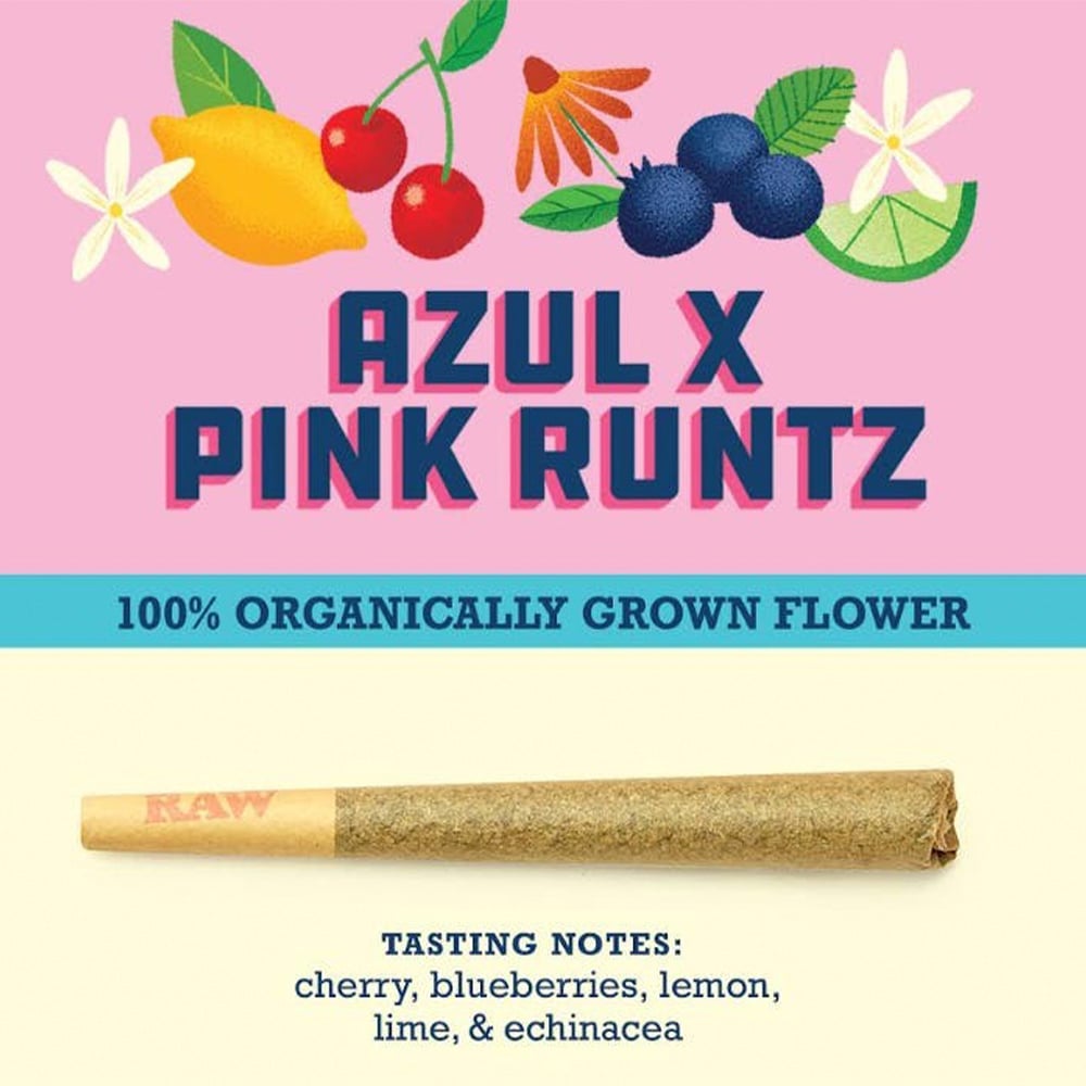Azul Runtz x Pink Runtz [1g] by Paper Crane Cannabis