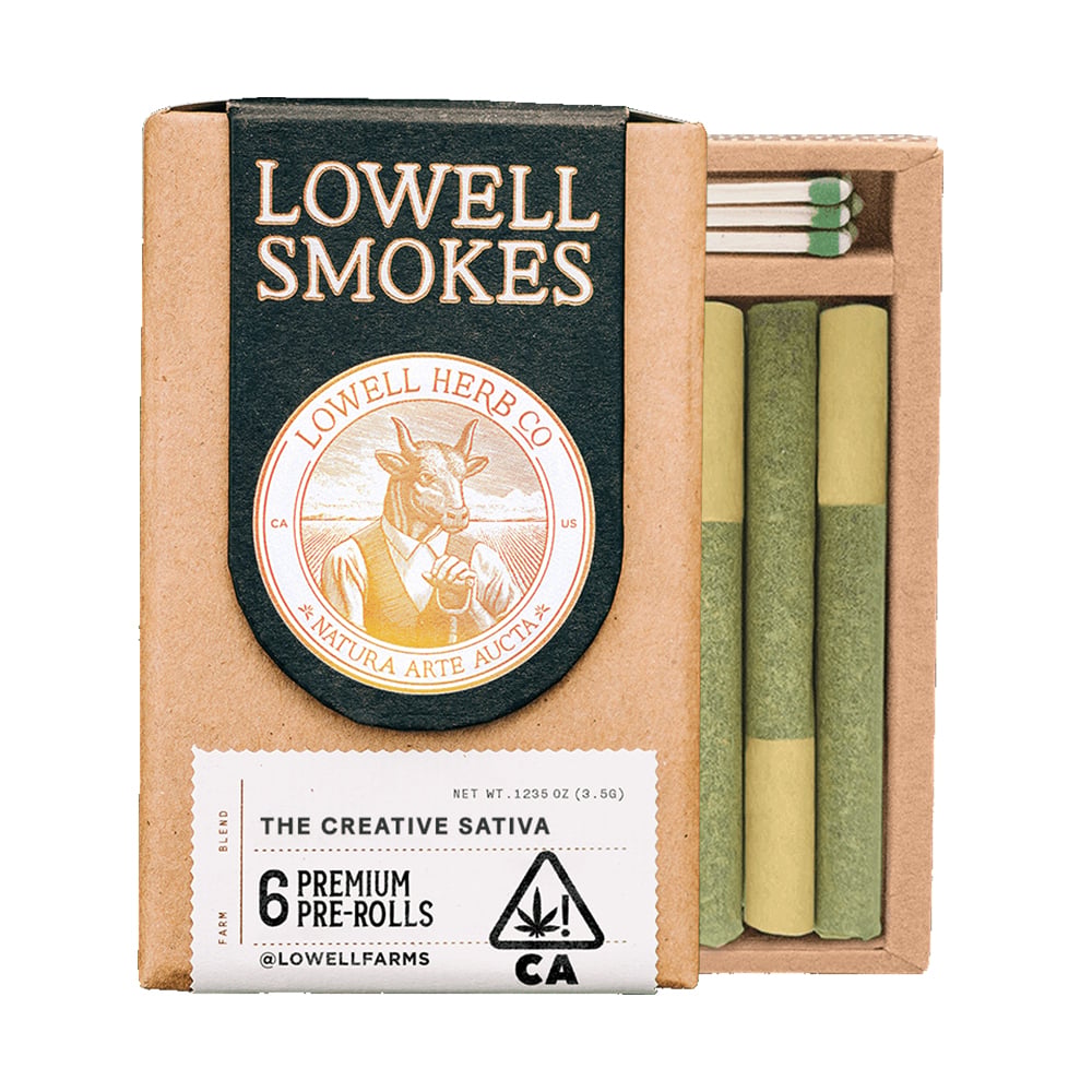 The Creative Sativa [.6g each / 3.6g total] by Lowell Herb Co