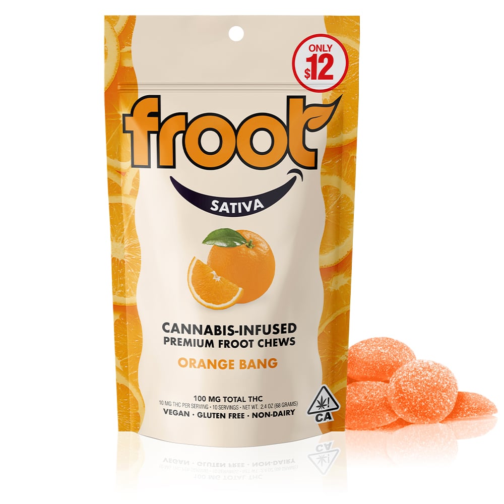 Orange Bang [10pk] (100mg) by Froot