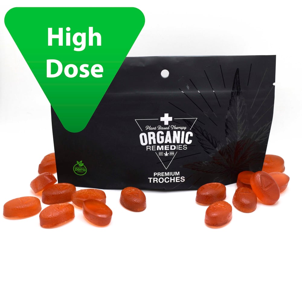 50mg THC Watermelon - Watermelon Z [15pk] (50mg each/750mg total) by Organic Remedies