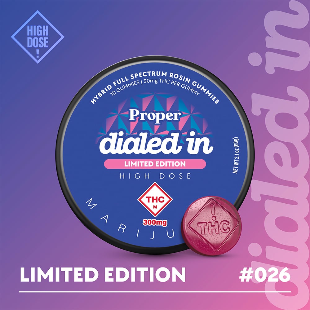 300mg - Ecto Cookies #026 - Rosin Gummies (10pk) by Dialed In Gummies