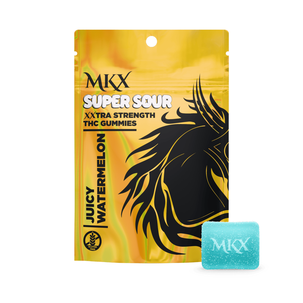 Super Sour Juicy Watermelon [10pk] (200mg) by MKX Oil Co.