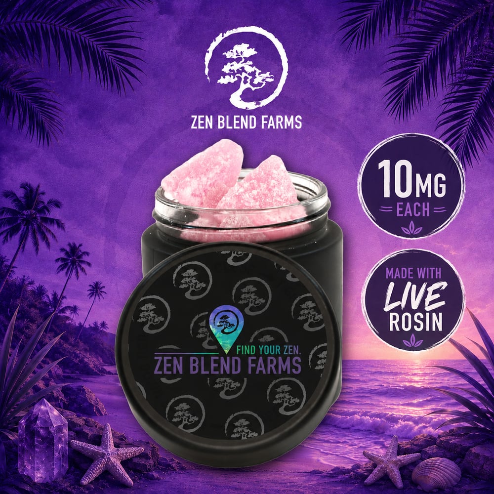 1:1 Watermelon Basil [10pk] (50mg CBD/50mg THC) by Zen Blend Farms