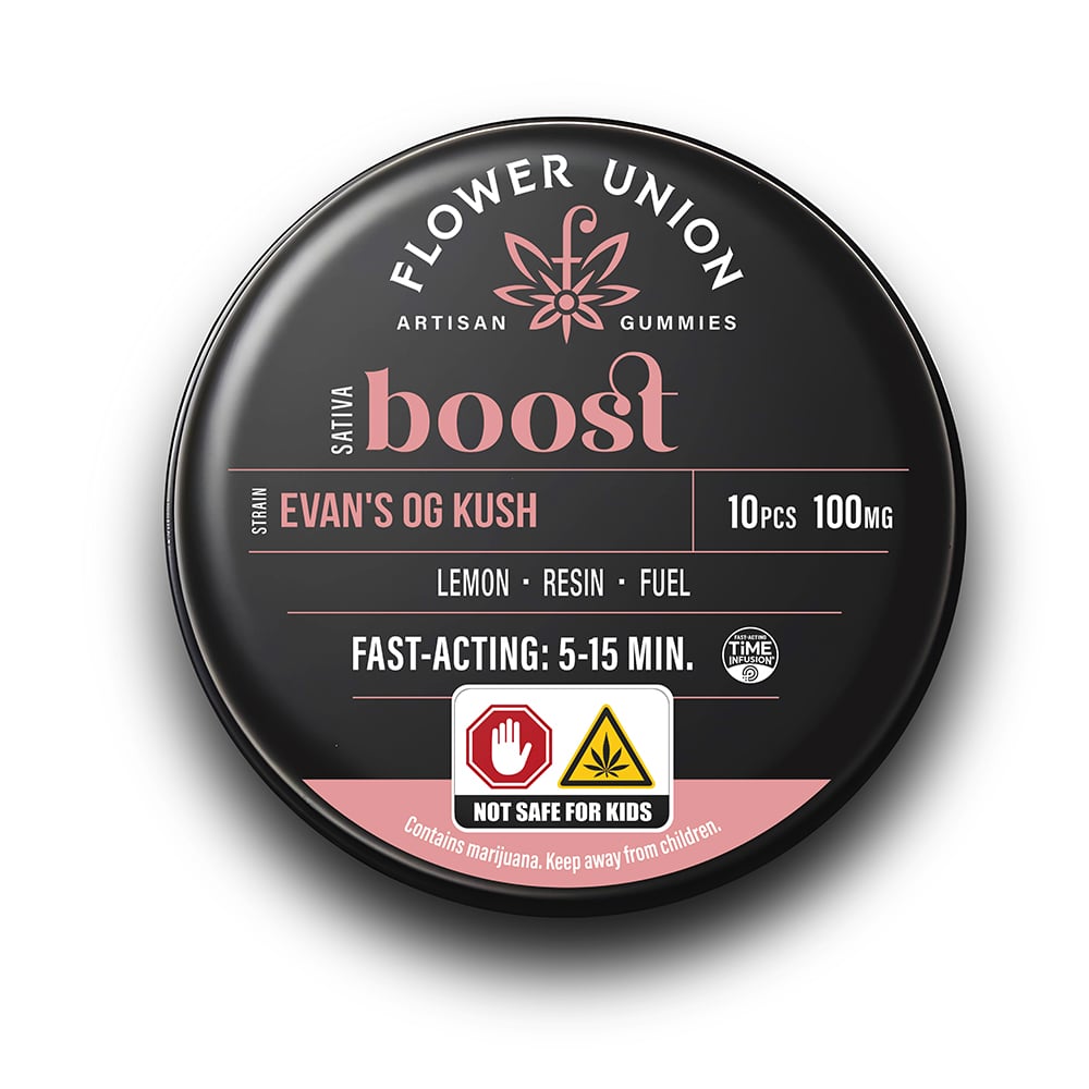 BOOST - Evans OG Kush by Hamilton Farms [10pk] (100mg) by Flower Union