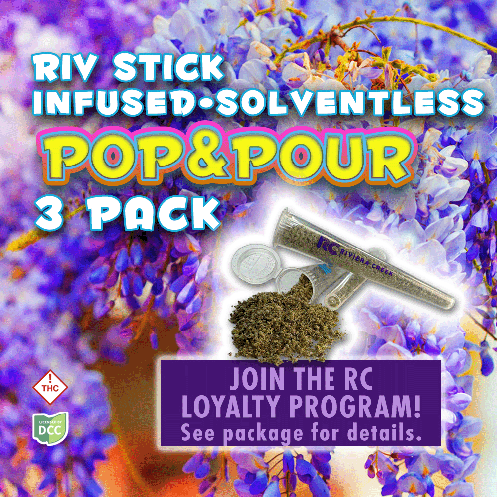 Riv Stick Pop & Pour – 3 pack (3g, 1g each) by Riviera Creek