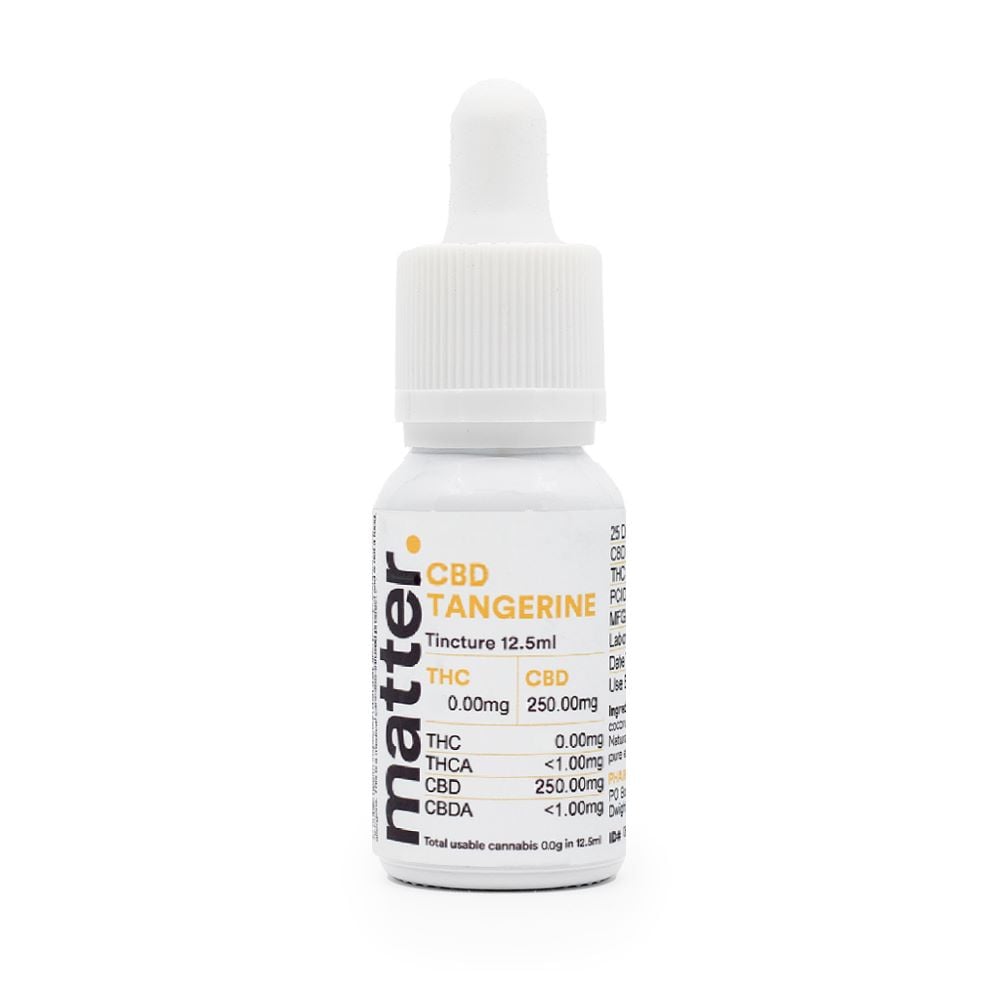 1:1 Tangerine (100mg CBD/100mg THC) by matter.