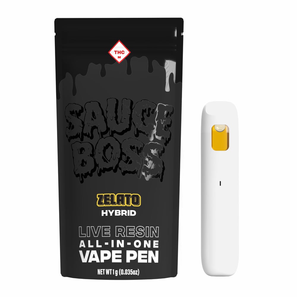 Zelato - 1.0g Live Resin All-In-One Vape - Sauce Boss by Sauce Boss