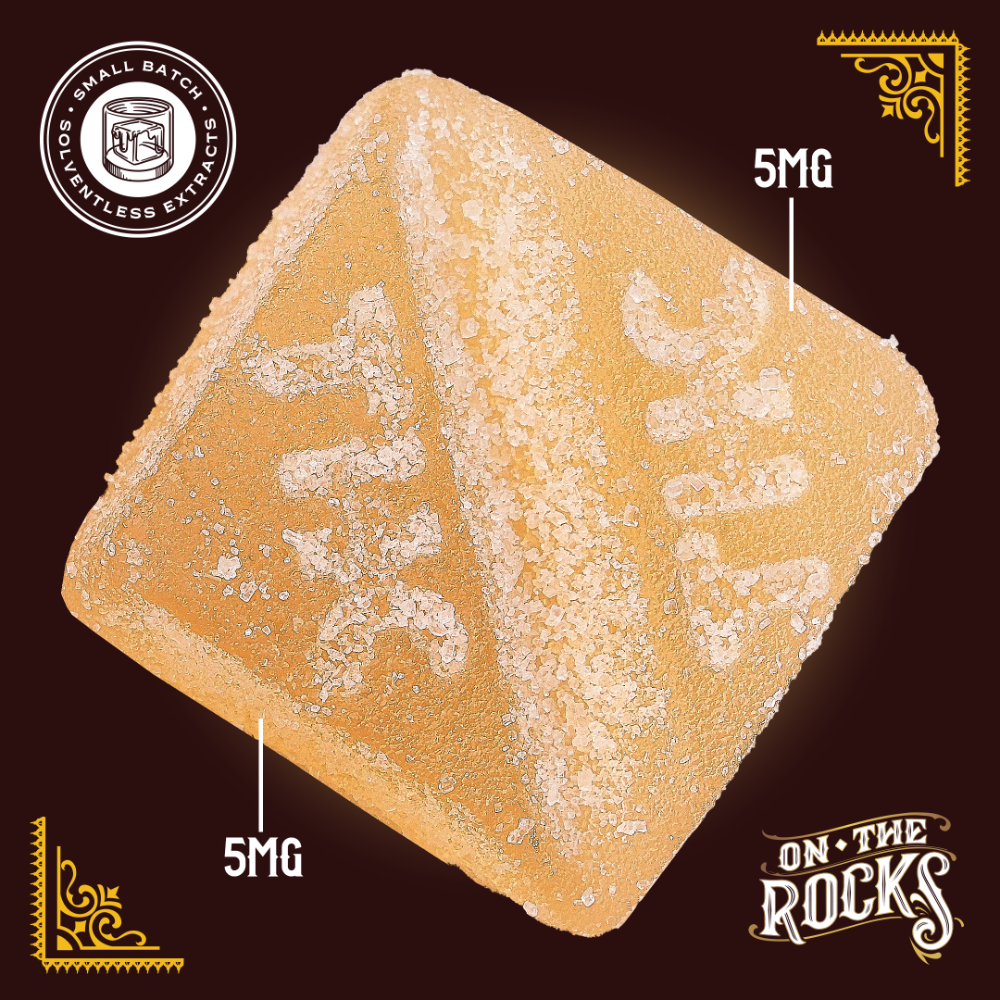 On The Rocks Live Rosin Peach Mango Gummies T94.2mg H 26947 by On The Rocks