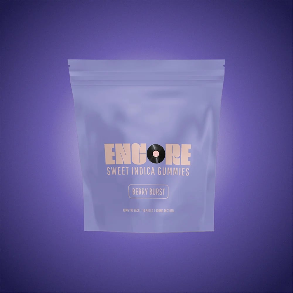 Berry Burst - Indica [10pk] (100mg) by Encore Edibles