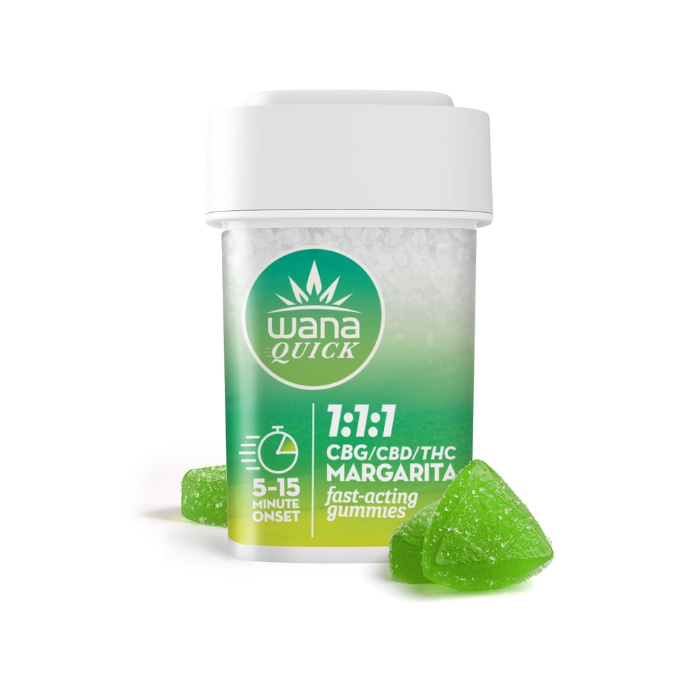 1:1:1 Margarita [20pk] (100mg CBG/100mg CBD/100mg THC) by Wana in United States