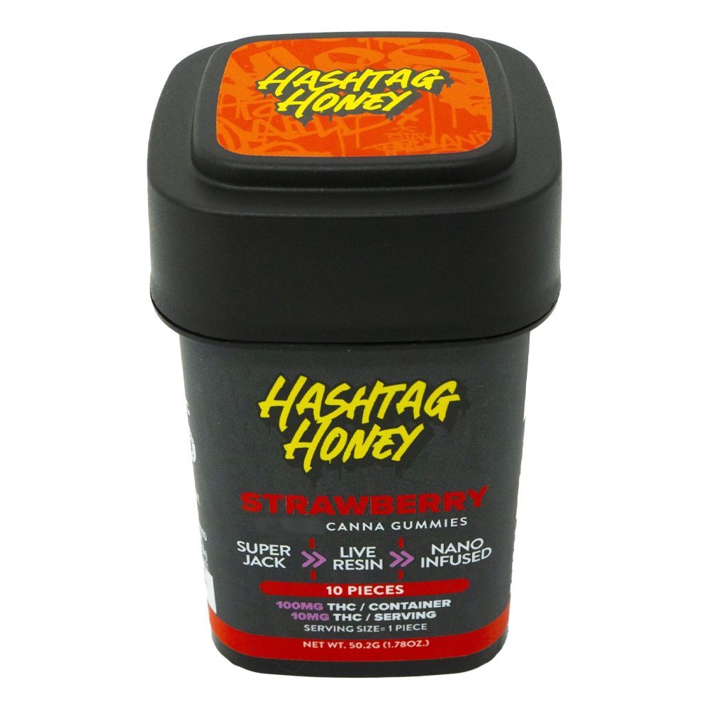 Strawberry [10pk] (100mg) by Hashtag Honey