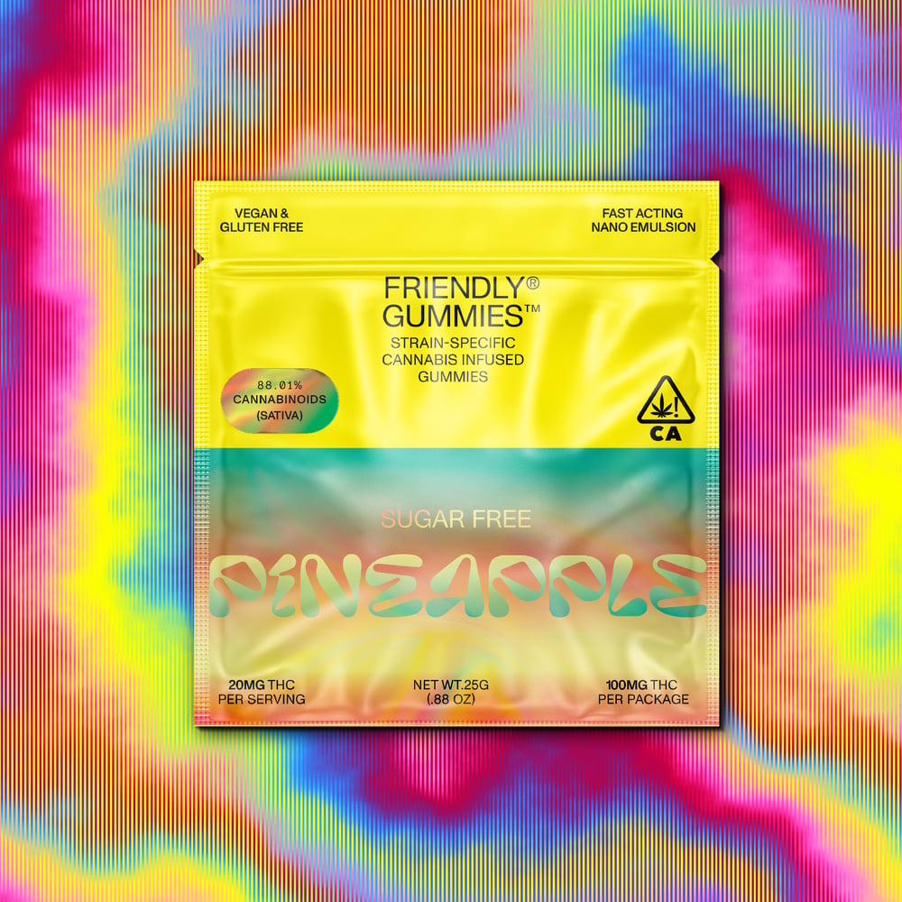 Pineapple x Flo White [5pk] (100mg) by Friendly Brand