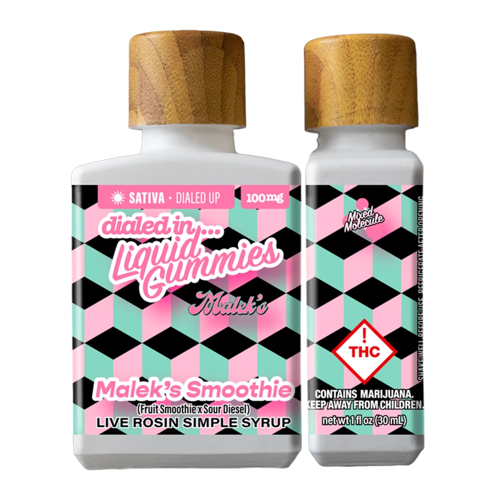 Malek's Smoothie 425 (100mg) by Dialed In Gummies