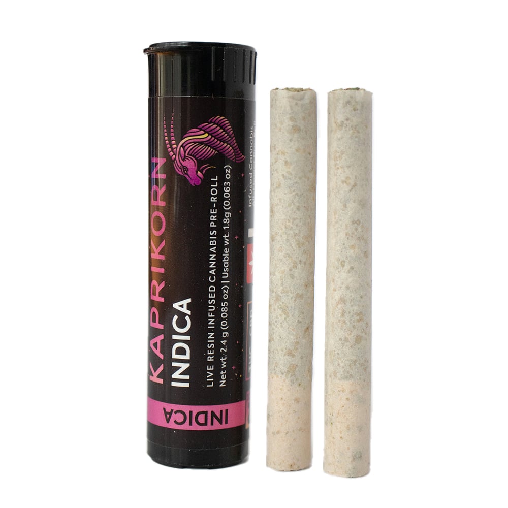 8" Bagel Infused with Live Resin 2 x .9g Pre-rolls by Kaprikorn
