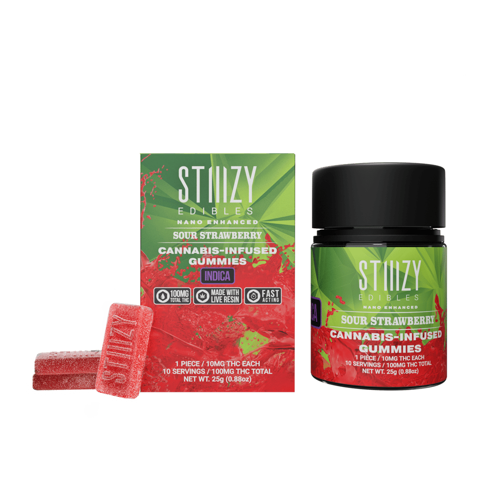 Sour Strawberry [10pk] (100mg) by STIIIZY