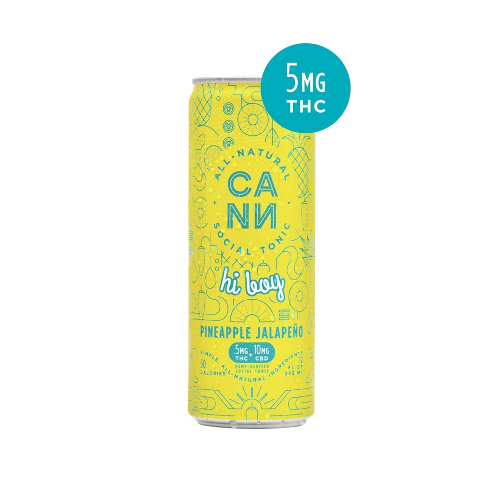 Pineapple Jalapeño [12oz] (10mg CBD/5mg THC) by Cann