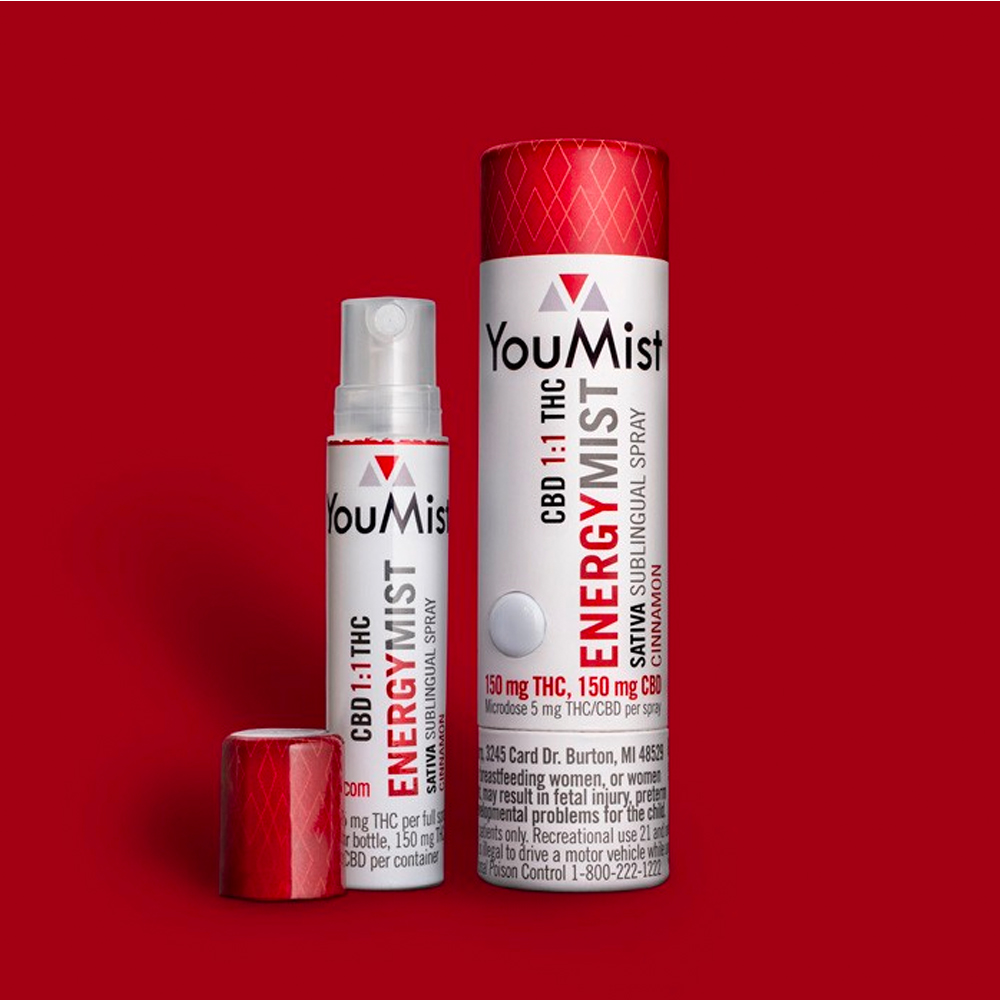 1:1 Energy (150mg CBG/150mg THC) by YouMist