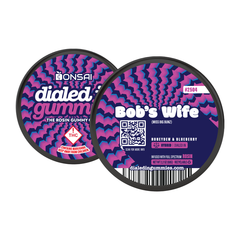 100mg - Bob's Wife - Rosin Gummies (10pk) by Dialed In Gummies