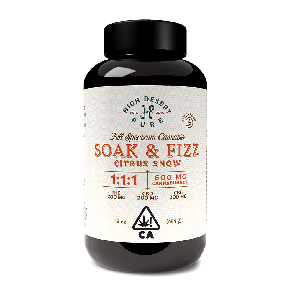 1:1 Citrus Snow [16‭ ‬oz] (200mg THC/200mg CBD) by High Desert Pure