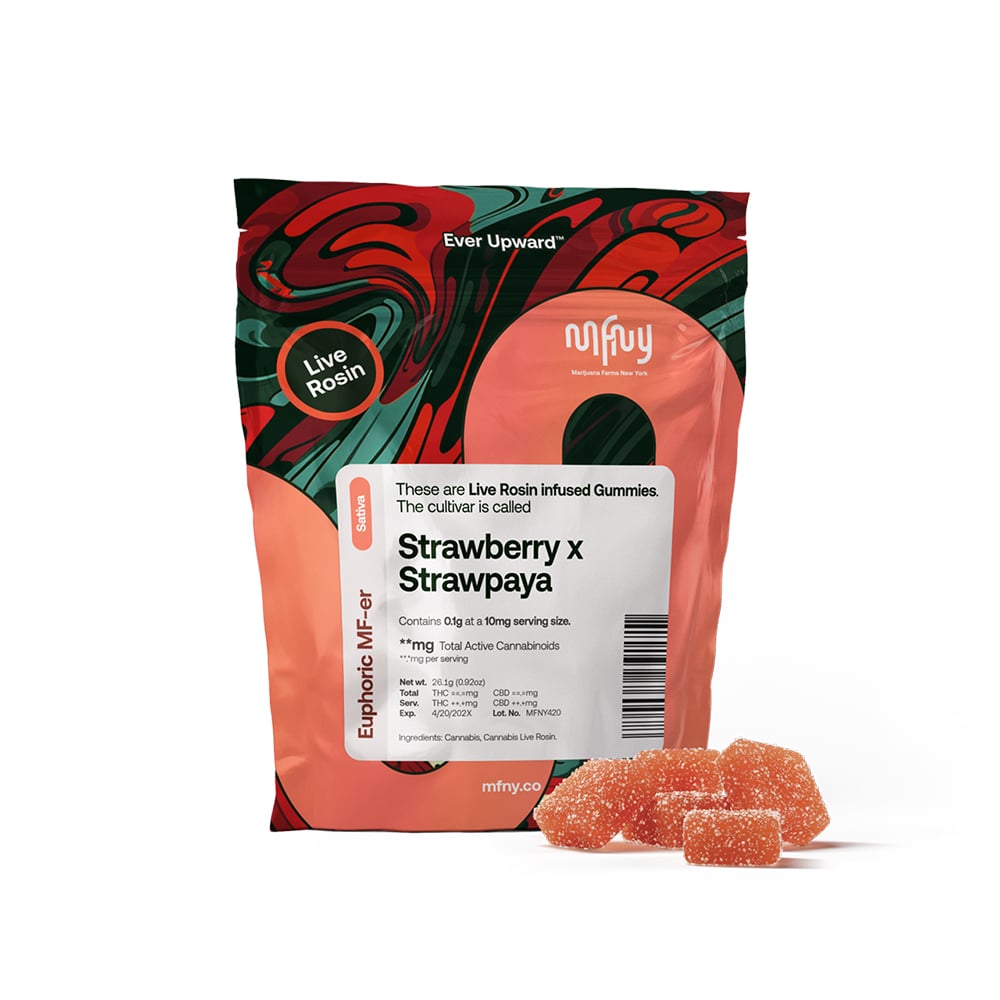 Strawberry x Strawpaya [10pk] (100mg) by MFNY