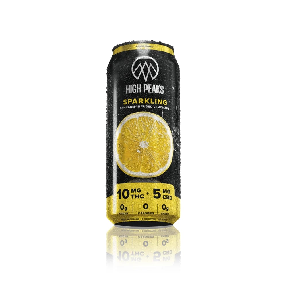 Sparkling Lemonade [12oz] (10mg THC/5mg CBD) by High Peaks