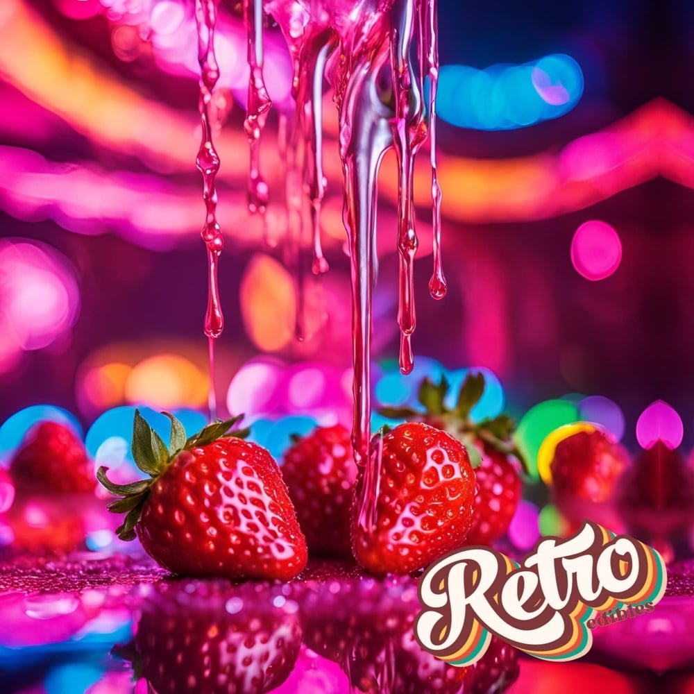Retro Vibes Syrup - Fast Acting - Strawberry (2000mg) by Retro