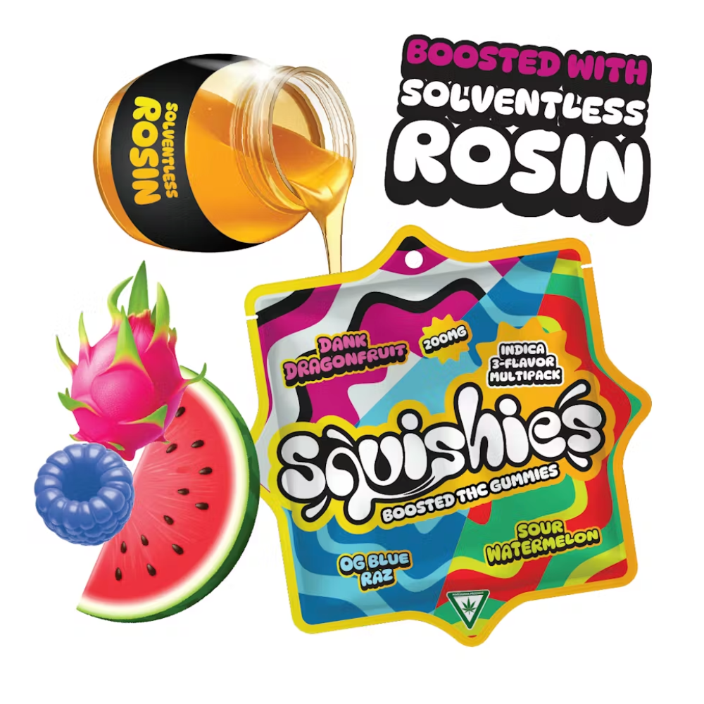 Raspberry Kush [10pk] (200mg) by Squishies