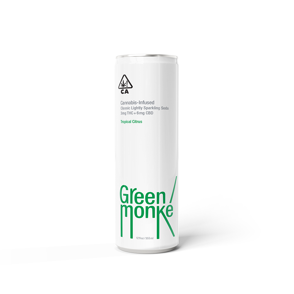 Mango Guava [12 fl oz] (6mg CBD/3mg THC) by Green Monké