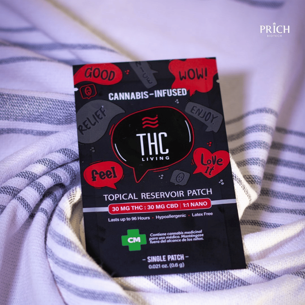 1:1 Reservoir Patch (30mg CBD/30mg THC) by Prich Biotech