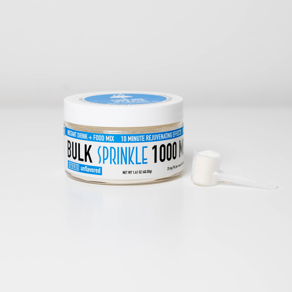 GO Simple Dissolvable BULK Jar 1000mg THC by Sprinkle