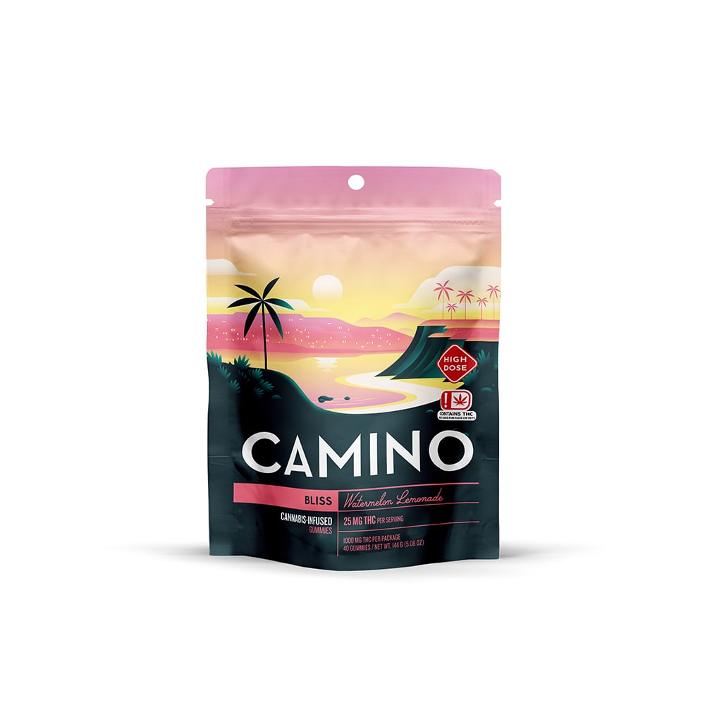 'Bliss' Watermelon Lemonade [40pk] (1000mg THC) by Camino