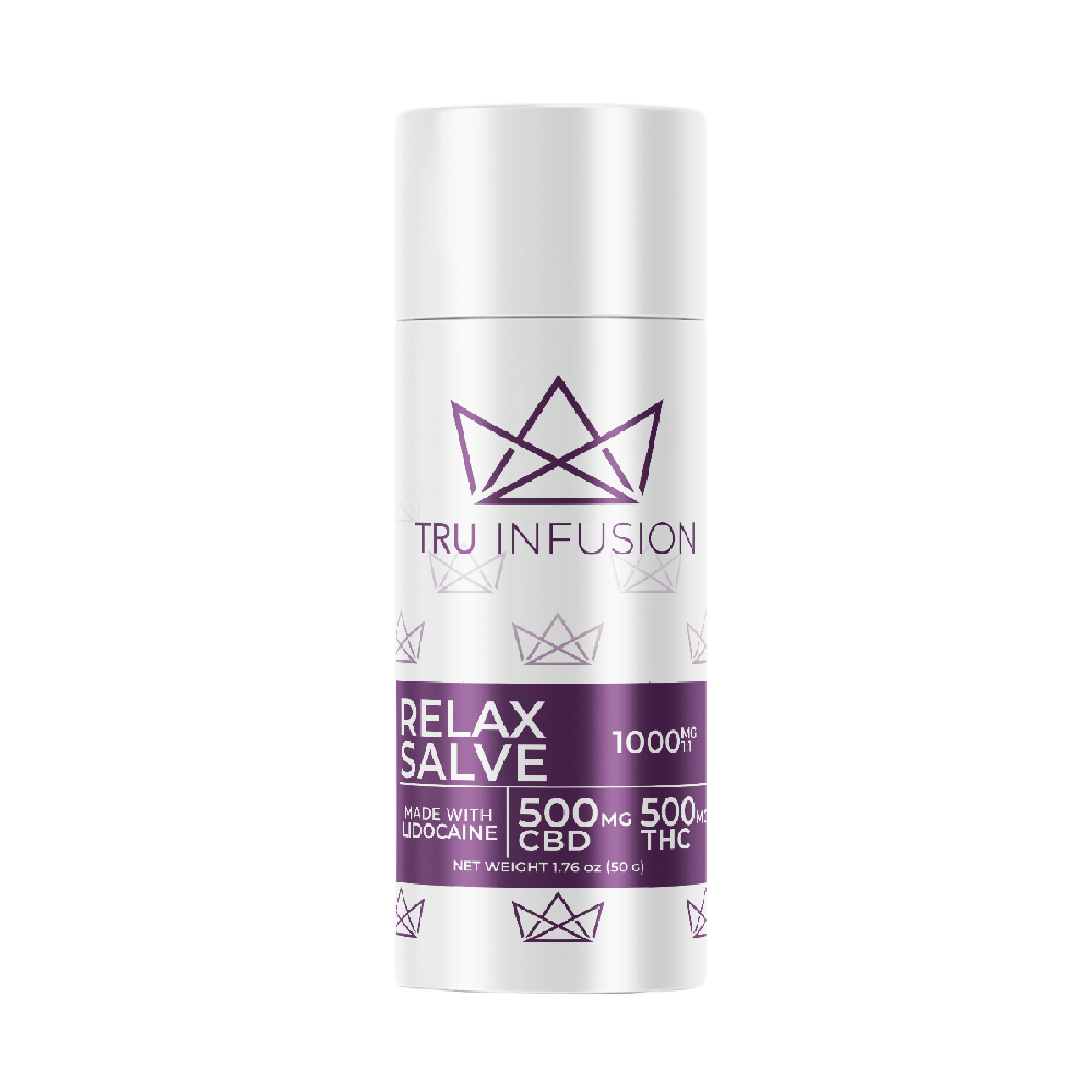 1:1 Salve Stick w/ Lidocaine (500mg CBD/500mg THC) by TRU Infusion