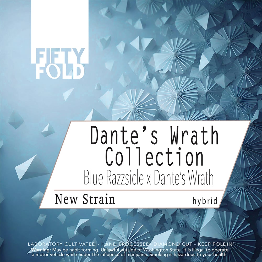 Blue Razzsicle x Dante's Wrath [.75g] by Fifty Fold