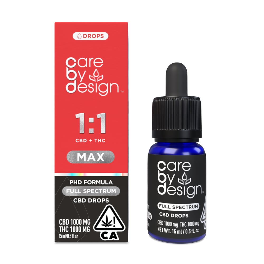 1:1 MAX [15ml] (1000mg CBD/1000mg THC) by Care By Design