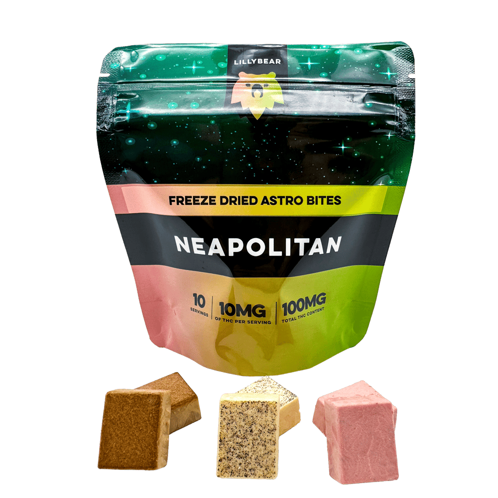 Neopolitan Freeze Dried Astro Bites [10pk] (100mg) by Lillybear