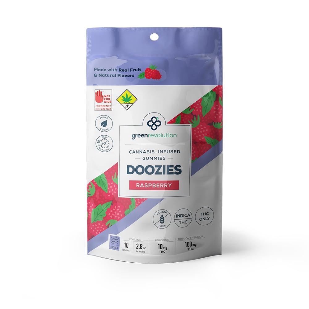 Raspberry - THC Chill [10pk] (100mg) by Green Revolution