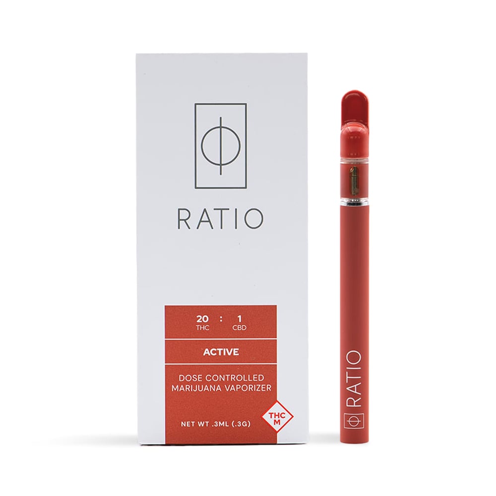 Active 20:1 Dose Controlled Vape [300mg] by RATIO