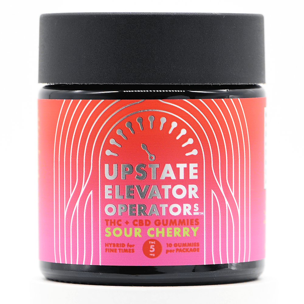 1:1 Sour Cherry [10pk] (50mg) by Upstate Elevator Supply Co.