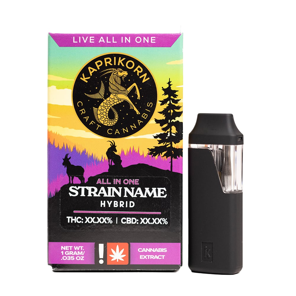 Cap Junky 1g Live Resin All-in-one vape by Kaprikorn
