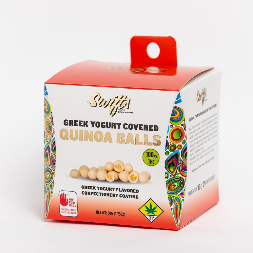 Yogurt Covered Quinoa [10pk] (100mg) by Swifts