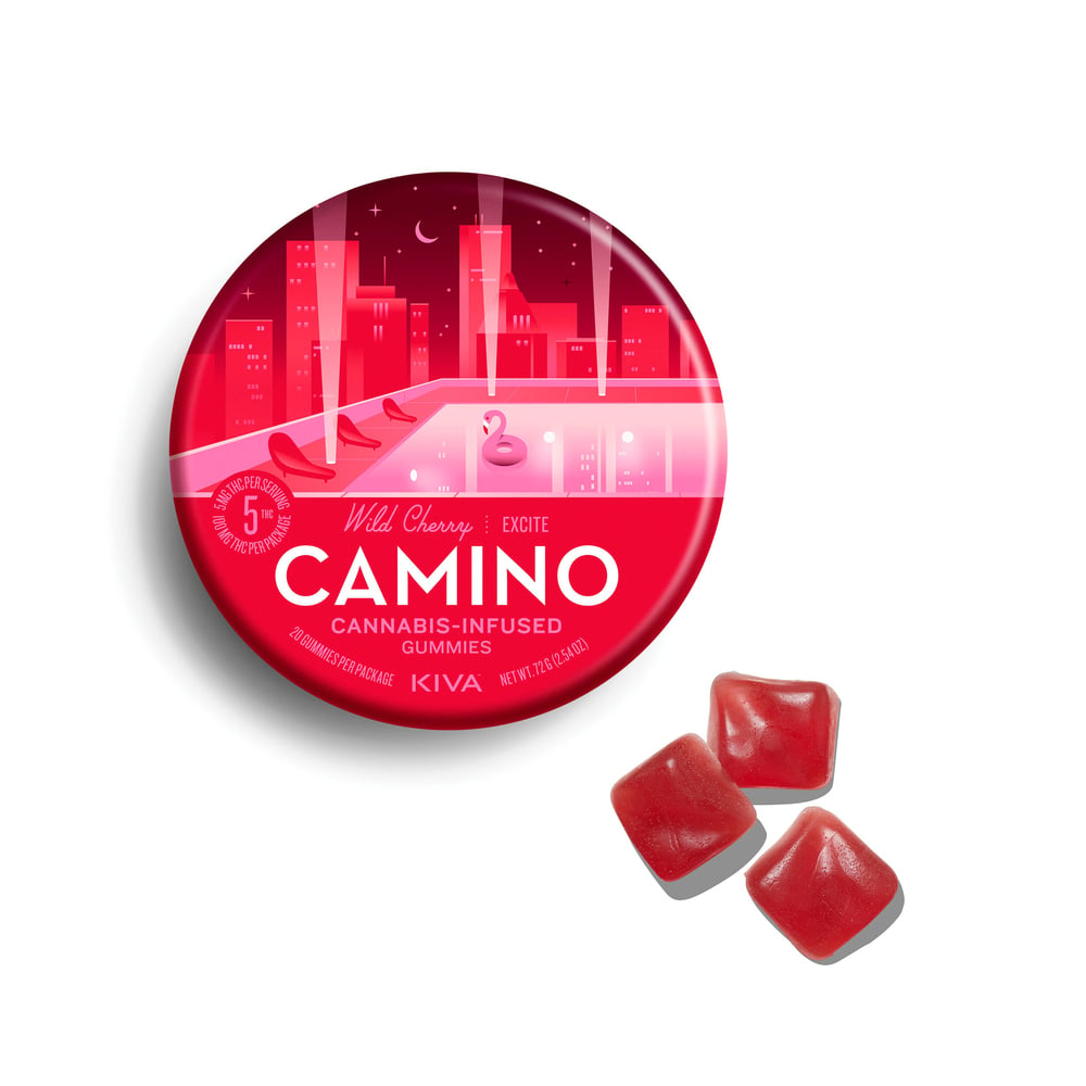'Excite' Wild Cherry [20pk] (100mg THC) by Camino