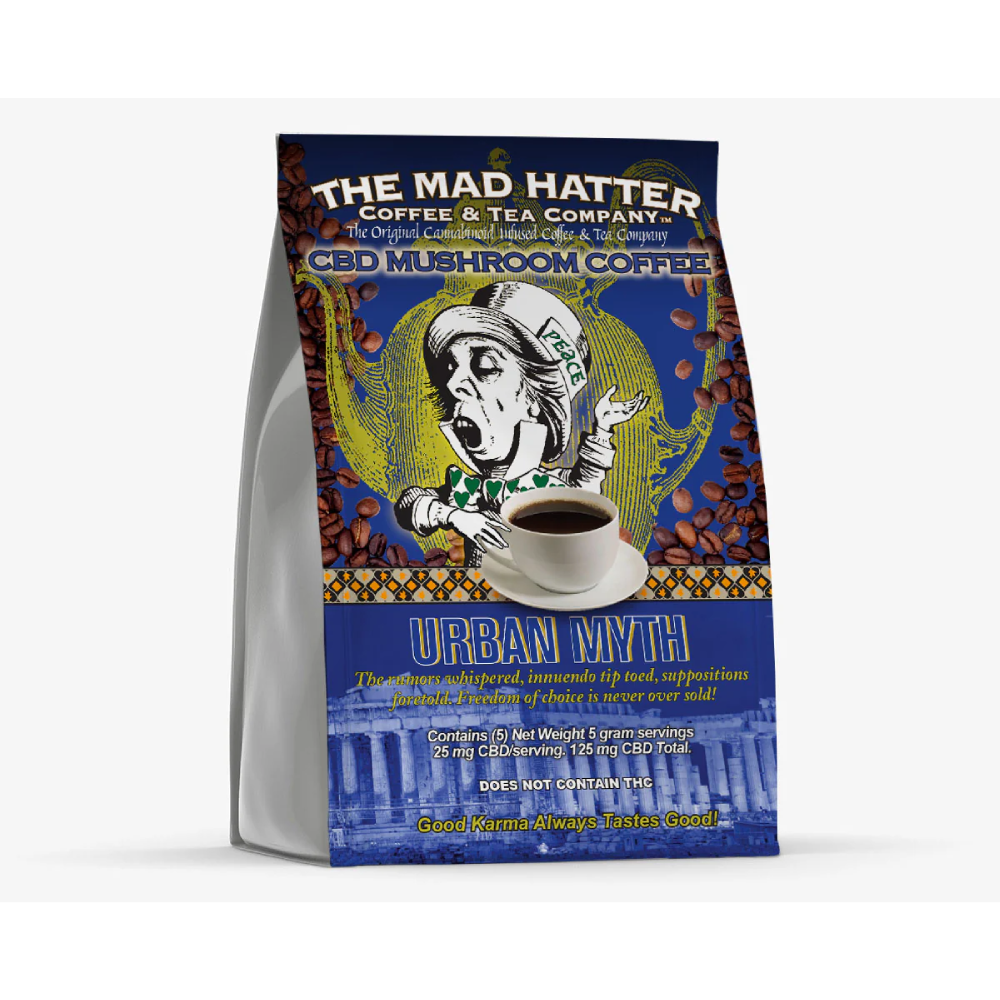 Urban Myth Decaf [10pk] (100mg CBD/100mg THC) by The Mad Hatter