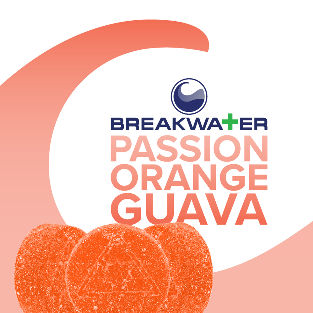 Passion Orange Guava [10pk] (100mg) by Breakwater