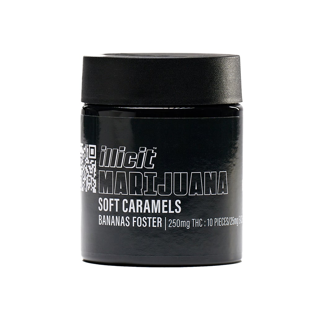 Bananas Foster Caramels [10pk] (250mg) by Illicit